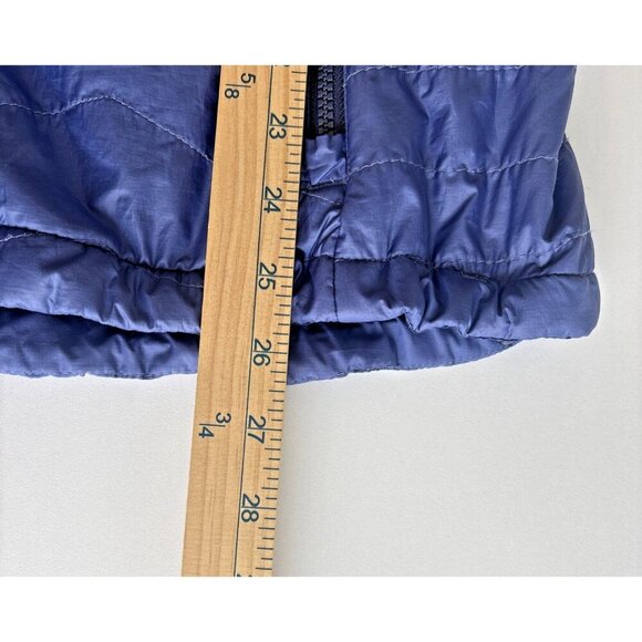 Columbia Omni-Heat Quilted Blue Puffer Jacket Women Size Large Full Zip Packable - Picture 6 of 12